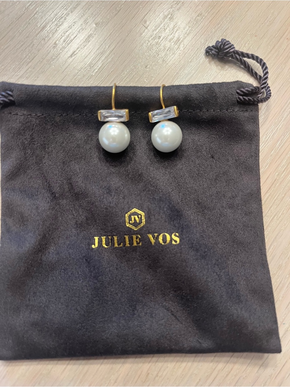 Julie Vos “Charlotte” earrings.